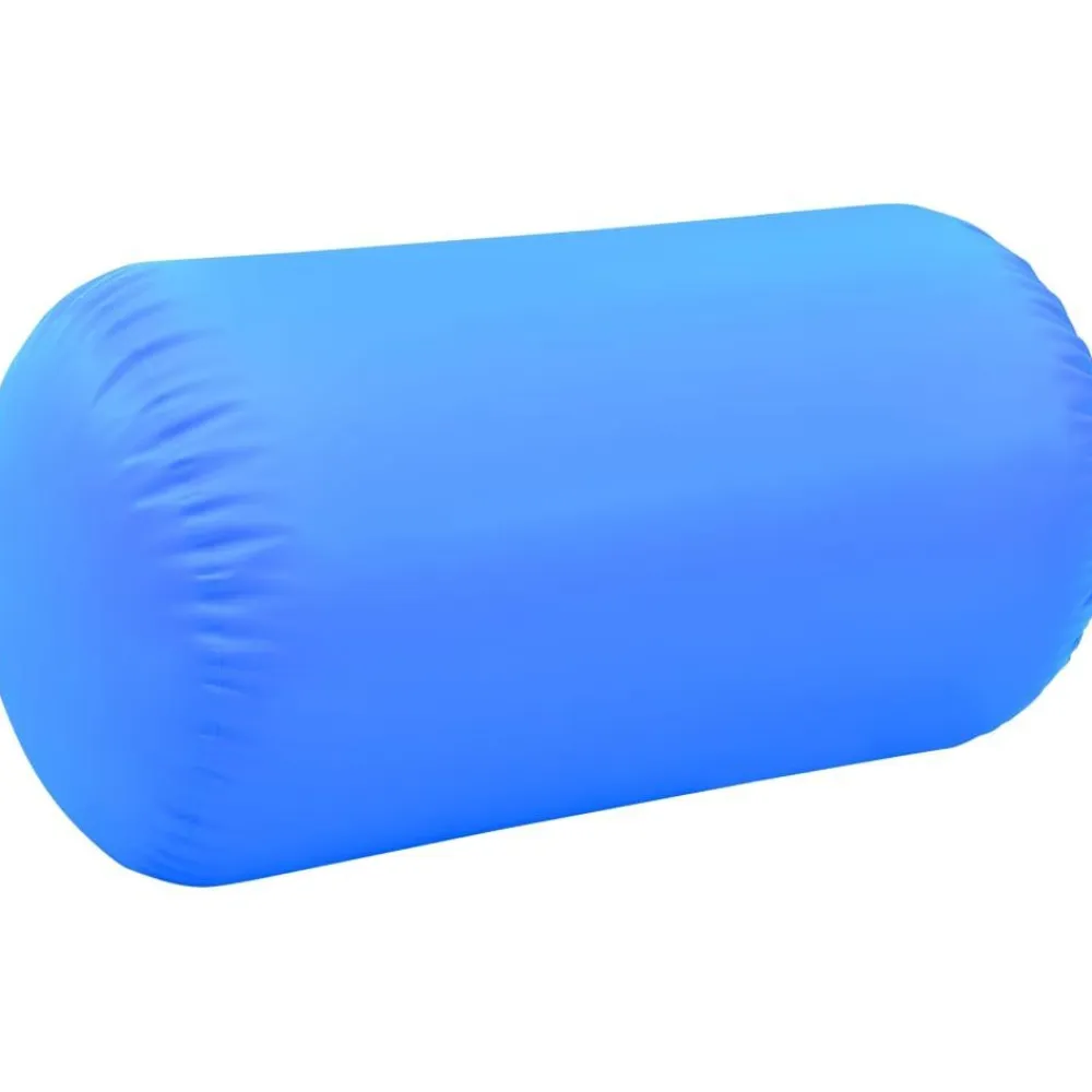 Best FinePRICE Täytettävä voimistelurulla pumpulla 120x90 cm PVC sininen