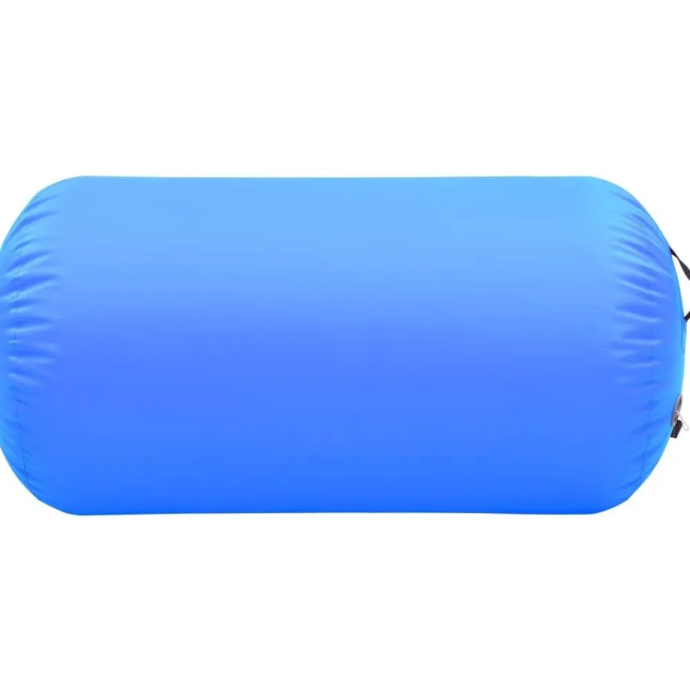 Best FinePRICE Täytettävä voimistelurulla pumpulla 120x90 cm PVC sininen