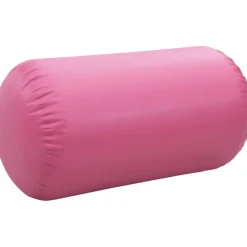 Online FinePRICE Täytettävä voimistelurulla pumpulla 120x90 cm PVC pinkki