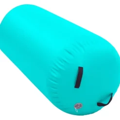 Online FinePRICE Täytettävä voimistelurulla pumpulla 120x75 cm PVC vihreä
