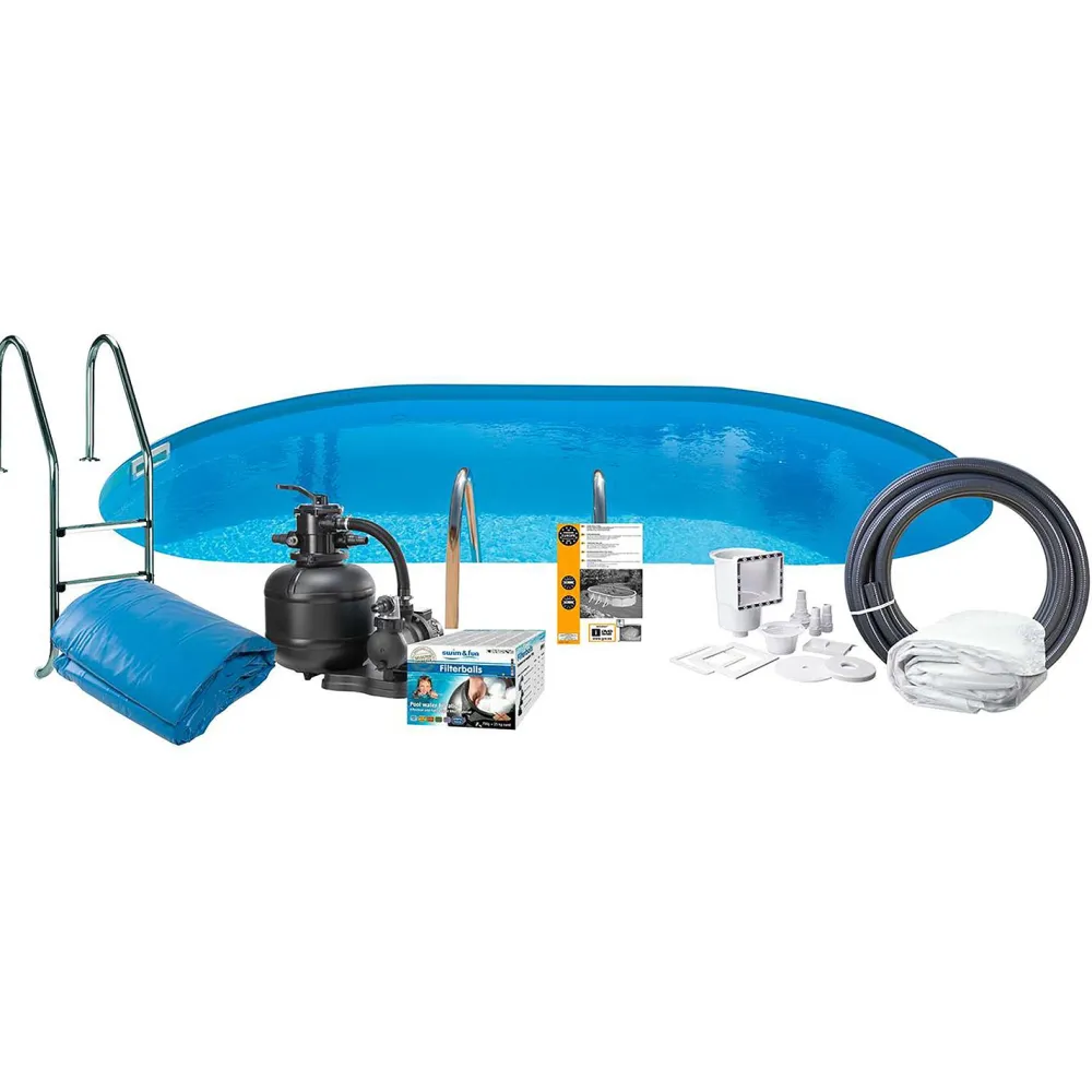 Sale Swim & Fun Uima-allaspaketti Basic InGround 120 500 x 300 cm upotettava