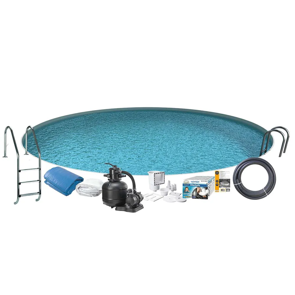 Outlet Swim & Fun Uima-allaspaketti Basic InGround 120 pyöreä Ø350 cm upotettava