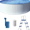Hot Swim & Fun Uima-allas pumpulla Kreta Ø350x90 cm