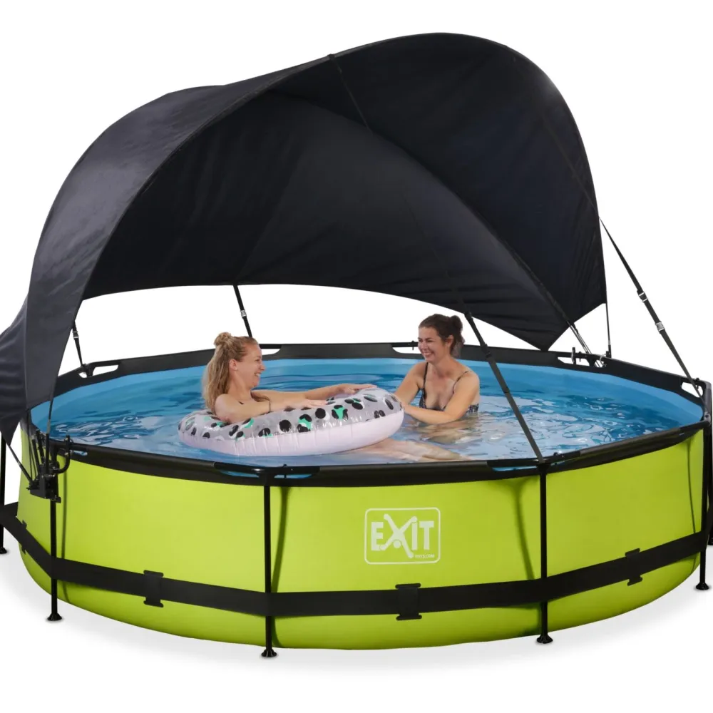 Online Exit Uima-allassetti Lime ø300cm 12V vihreä sis. katos