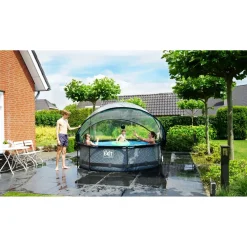 New Exit Uima-allassetti Stone Grey ø244cm 12V harmaa sis. kupu
