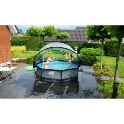 New Exit Uima-allassetti Stone Grey ø244cm 12V harmaa sis. kupu