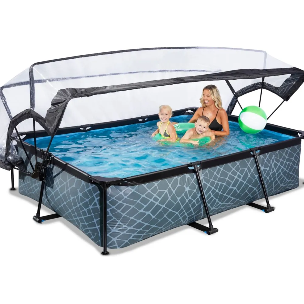 Online Exit Uima-allassetti Stone Grey 200x300cm 12V harmaa sis. kupu
