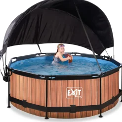 Sale Exit Uima-allassetti Timber ø244cm 12V puukuvio sis. katos