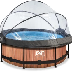New Exit Uima-allassetti Timber 12v pyöreä puukuvio sis. kupu eri kokoja