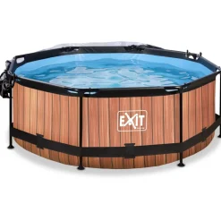 New Exit Uima-allassetti Timber 12v pyöreä puukuvio sis. kupu eri kokoja