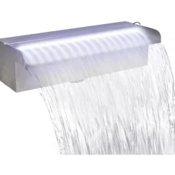 Outlet FinePRICE Uima-altaan suihkulähde led:llä ruostumaton teräs 30cm