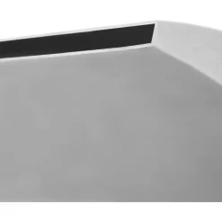 FinePRICE Uima-altaan suihkulähde ruostumaton teräs 50x30x90cm hopea