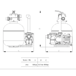 Discount Swim & Fun Uima-altaan suodatinpumppu Filter System Pro Classic, 600W