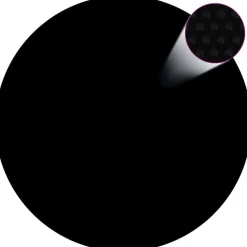 FinePRICE Uima-altaan suoja musta 300 cm pe