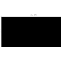 Outlet FinePRICE Uima-altaan suoja musta 600x300 cm pe
