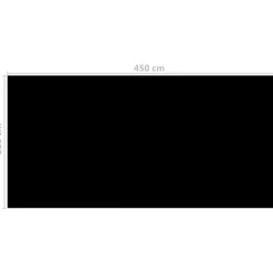 Outlet FinePRICE Uima-altaan suoja musta 450x220 cm pe