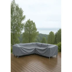 Hot Venture Home Ulkokalusteiden suojapeite Klas, L-malli, harmaa