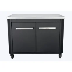 Clearance Cozze Ulkokeittiö kahdella ovella , 90x60x70cm, rosteritaso, musta