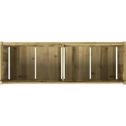 FinePRICE Ulkokukkalaatikko 150x50x50 cm kyllästetty mänty