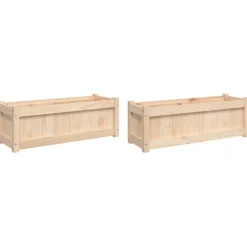 Outlet FinePRICE Ulkokukkalaatikot, mänty, 2 kpl