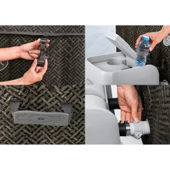 Best Bestway Ulkoporeallas Lay-Z-Spa Cabo Smart Hydrojet 6, 4-6 henkilöä, 144 suutinta