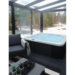 Comfort Garden Spa Ulkoporeallas Comfort Garden Aurora, 5 hlöä, 29 suutinta, harmaa/valkoinen