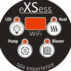 Hot SpaDealers Ulkoporeallas TopSpa xs Wifi 6 hlöä brown/grey marble