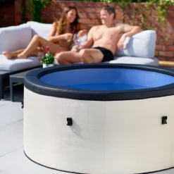 Online Wave Spa Ulkoporeallas Tahoe, 4 hlöä, 70 suutinta, WiFi, pyöreä, koottava, valkoinen