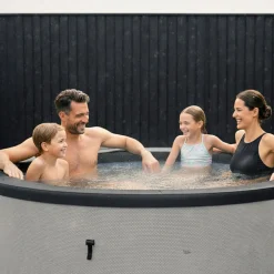 Sale Wave Spa Ulkoporeallas Tahoe, 4 hlöä, 70 suutinta, WiFi, pyöreä, koottava, harmaa