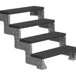 Sale Dolle Ulkoportaat Gardentop Trimax ilman kaidetta antrasiitti eri kokoja