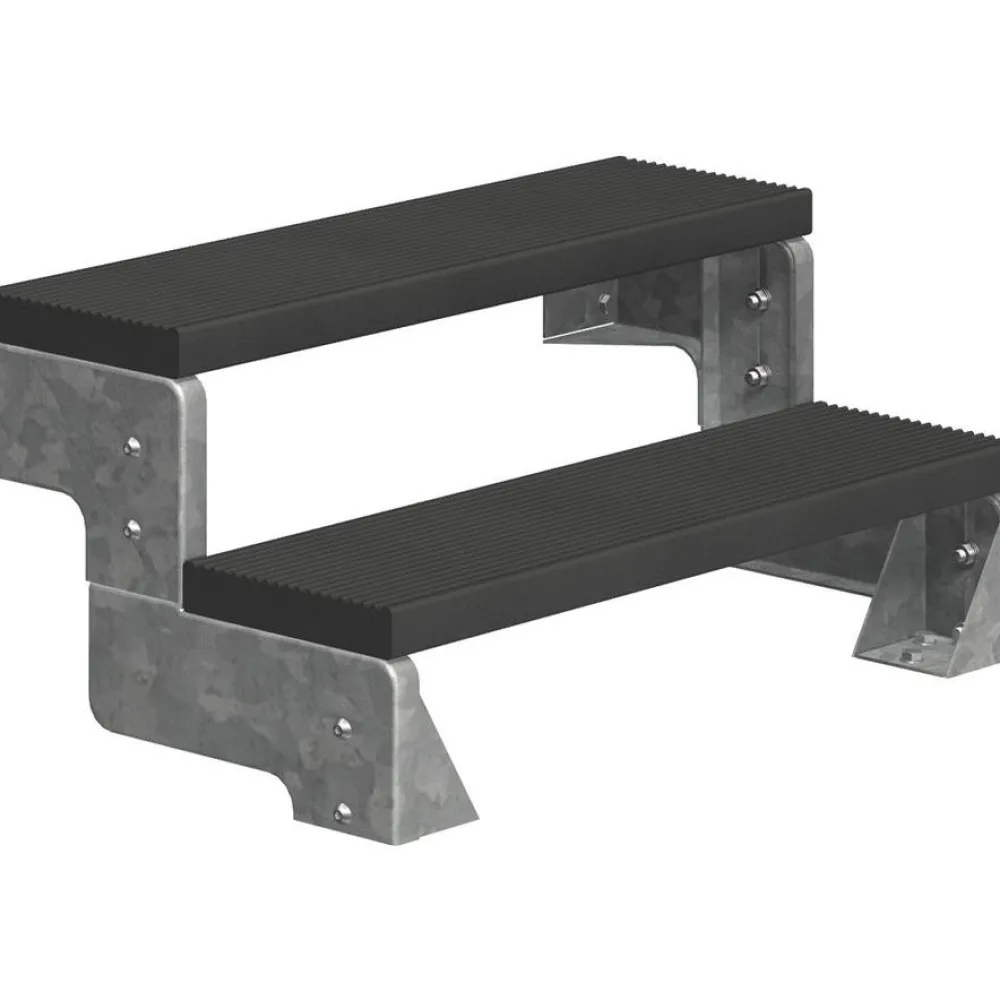Sale Dolle Ulkoportaat Gardentop Trimax ilman kaidetta antrasiitti eri kokoja