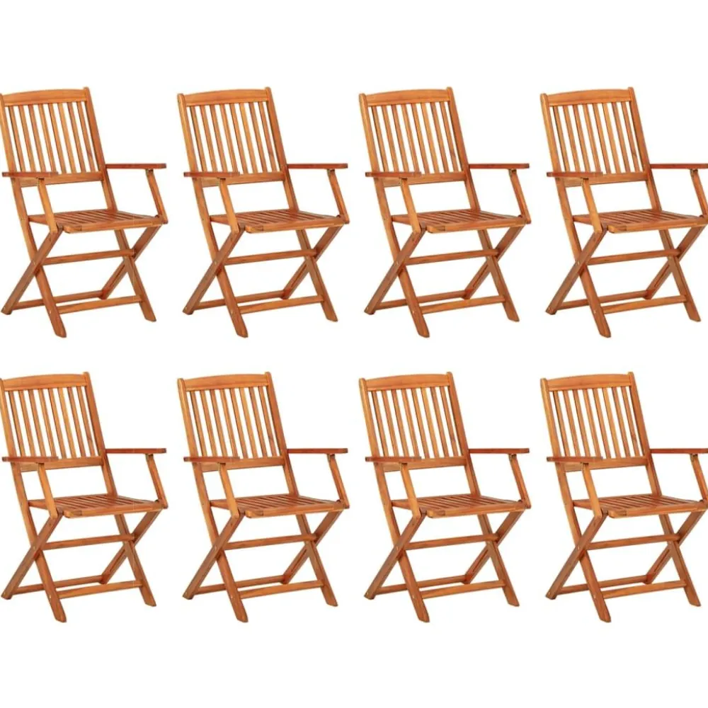 Clearance FinePRICE Ulkoruokailuryhmä, akaasiapuu, erilaisia sarjavaihtoehtoja