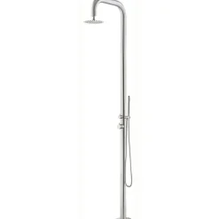 New Demerx Ulkosuihku Pure Extended, ruostumaton teräs
