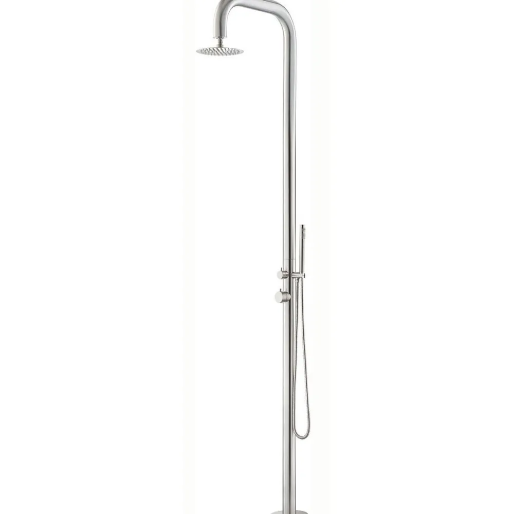 New Demerx Ulkosuihku Pure Extended, ruostumaton teräs