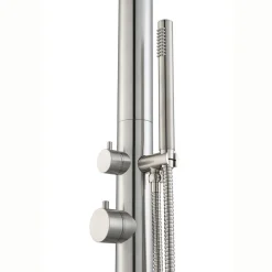 New Demerx Ulkosuihku Pure Extended, ruostumaton teräs