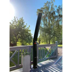 New Demerx Ulkosuihku Sunny 35 Edge, aurinkolämmitteinen, musta