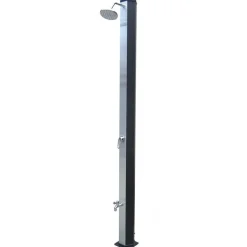 New Demerx Ulkosuihku Sunny 30 Exclusive, aurinkolämmitteinen, alumiini, musta
