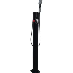 Best Demerx Ulkosuihku Sunny 10 Light, aurinkolämmitteinen, musta