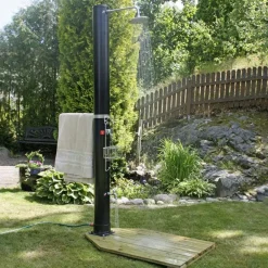 Discount Demerx Ulkosuihkun pyyheteline Sunny 40 L, ruostumaton teräs