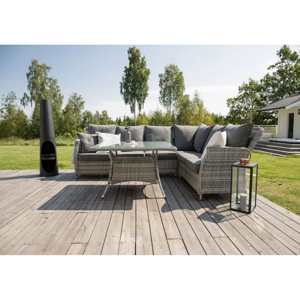 Venture Home Ulkotakka Bastian, musta teräs