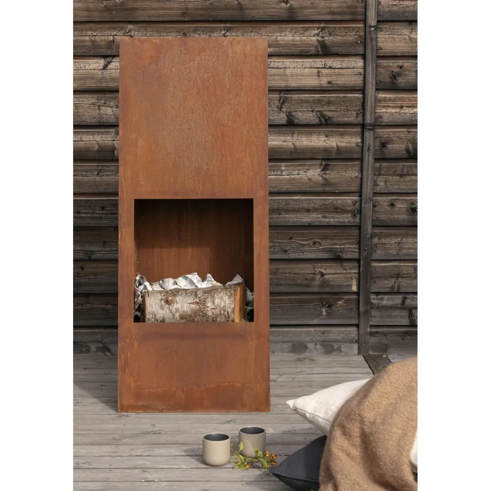 Hot Venture Home Ulkotakka Bastian Cube ruosteenruskea