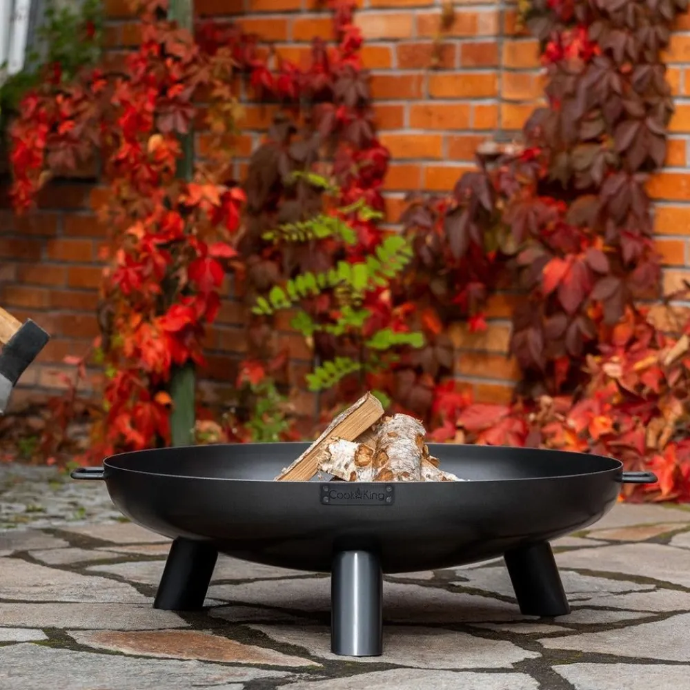 Sale Gop Ulkotulisija CookKing Bali, Ø60cm, teräs, musta