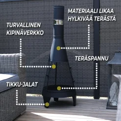 Best Limousin Ulkotulisija Pihatakka 126cm