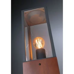 New Paulmann Ulkovalaisin Timba, IP44, 40cm, puu