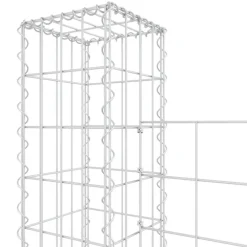 Sale FinePRICE U-muotoiset kivikorit 2 pylväällä rauta 140x20x150 cm