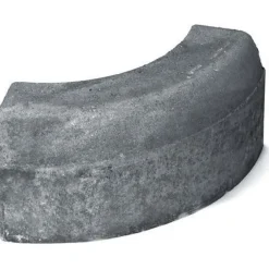 Online Rudus Upotettava reunakivi H8 kaarre R500 kupera 780x170x300 mm sileä harmaa