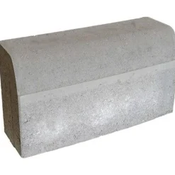 Clearance Rudus Upotettava reunakivi H4 kaarre R4500 kupera 560x170x300 mm sileä harmaa