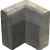 Clearance Rudus Upotettava reunakivi J11 kulma 90° kovera 500x110x300 mm sileä harmaa