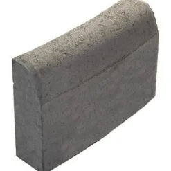 Hot Rudus Upotettava reunakivi J6 kaarre R2000 kupera 500x170x300 mm sileä harmaa