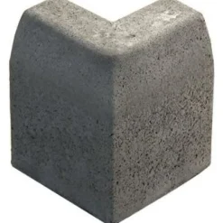 Best Rudus Upotettava reunakivi J12 kulma 90° kupera 500x110x300 mm sileä harmaa